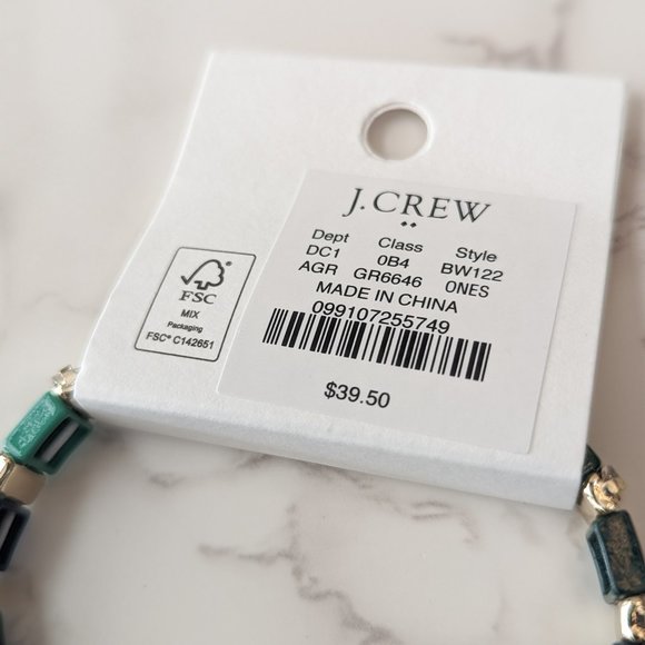 J.Crew Factory Crystal Gem Bracelet - Picture 3 of 5